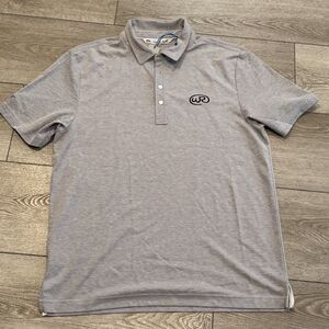 Travis Mathew Shirt Mens Large Crenshaw Heather Grey Golf Polo NWT Casual